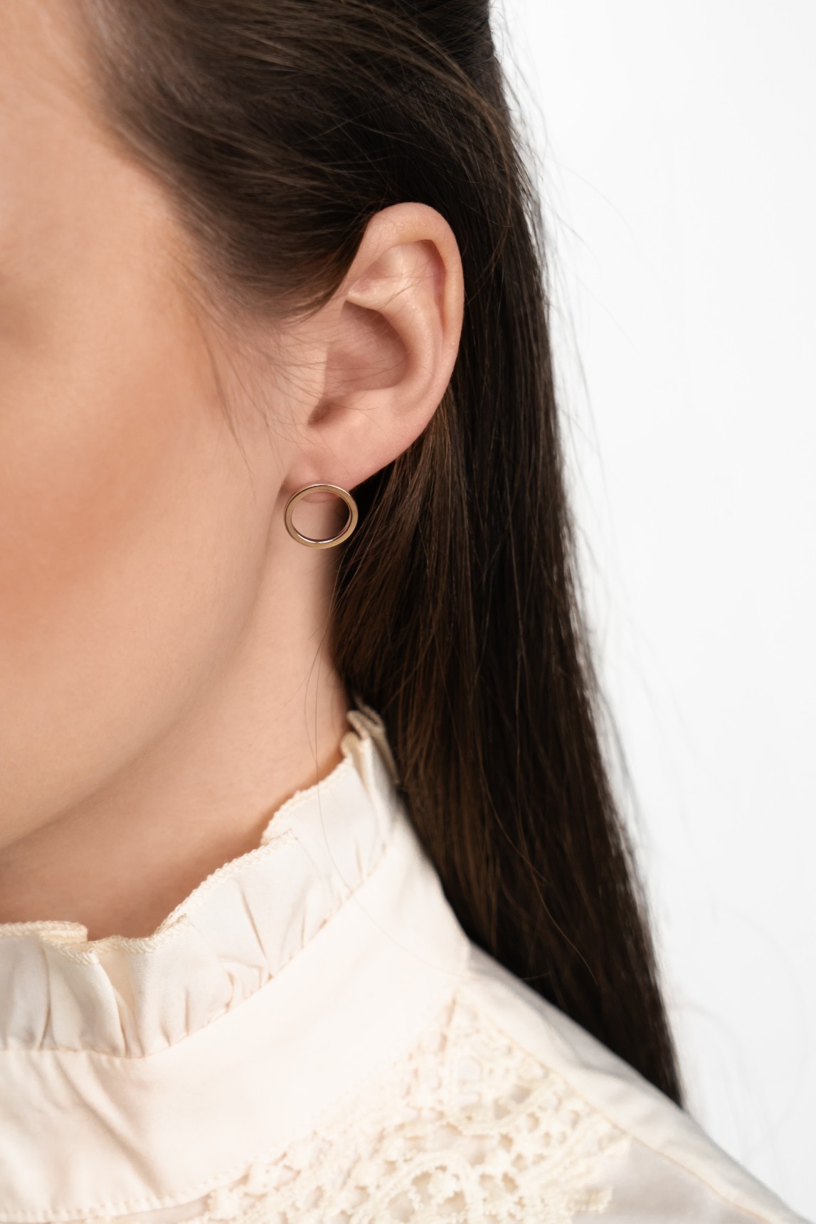 KOLCZYKI SREBRNE ZE ZŁOTEM 0713.50 - undefined image 2